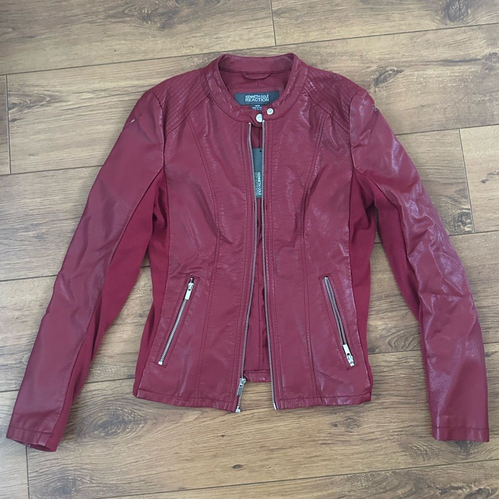 NWT Kenneth Cole leather jacket -S